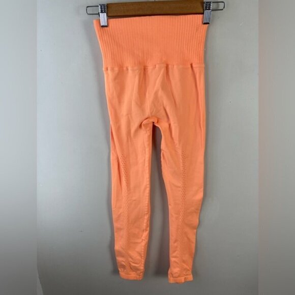 Free People Movement High-Rise 7/8 Good Karma Leggings Coral XS/S yoga gym - Picture 4 of 12